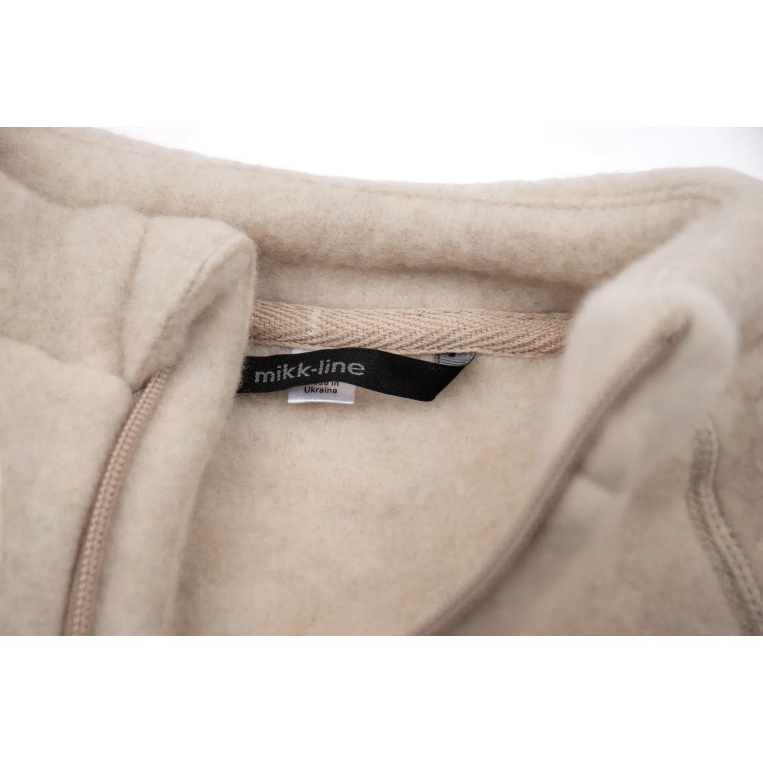 Mikk-Line Melange Offwhite Wool Jacket Daily Layers