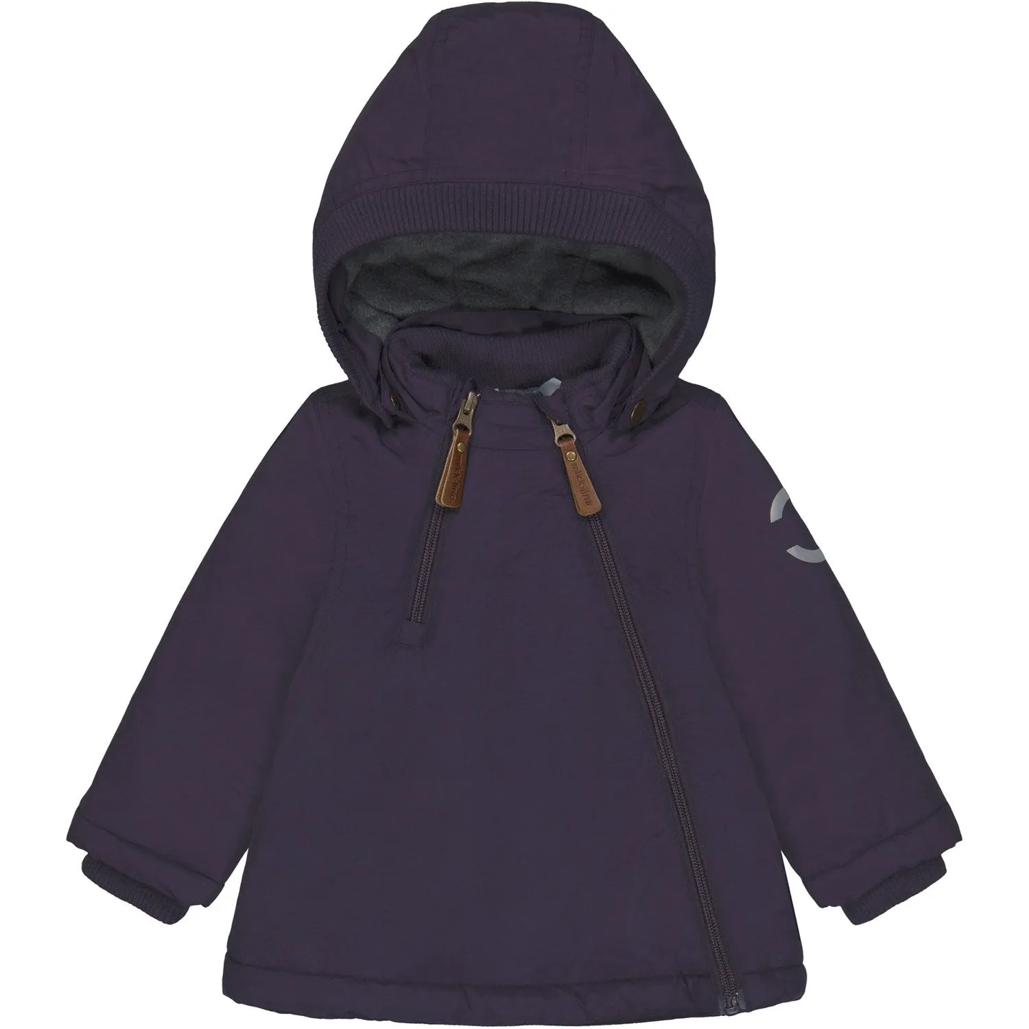 Ergonomic Cut Visualize Mikk-Line Nightshade Nylon Jacket Solid