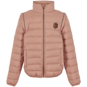 Mikk-Line Nylon puffer 2i1 Jacket Tawny Brown Antiperspirant