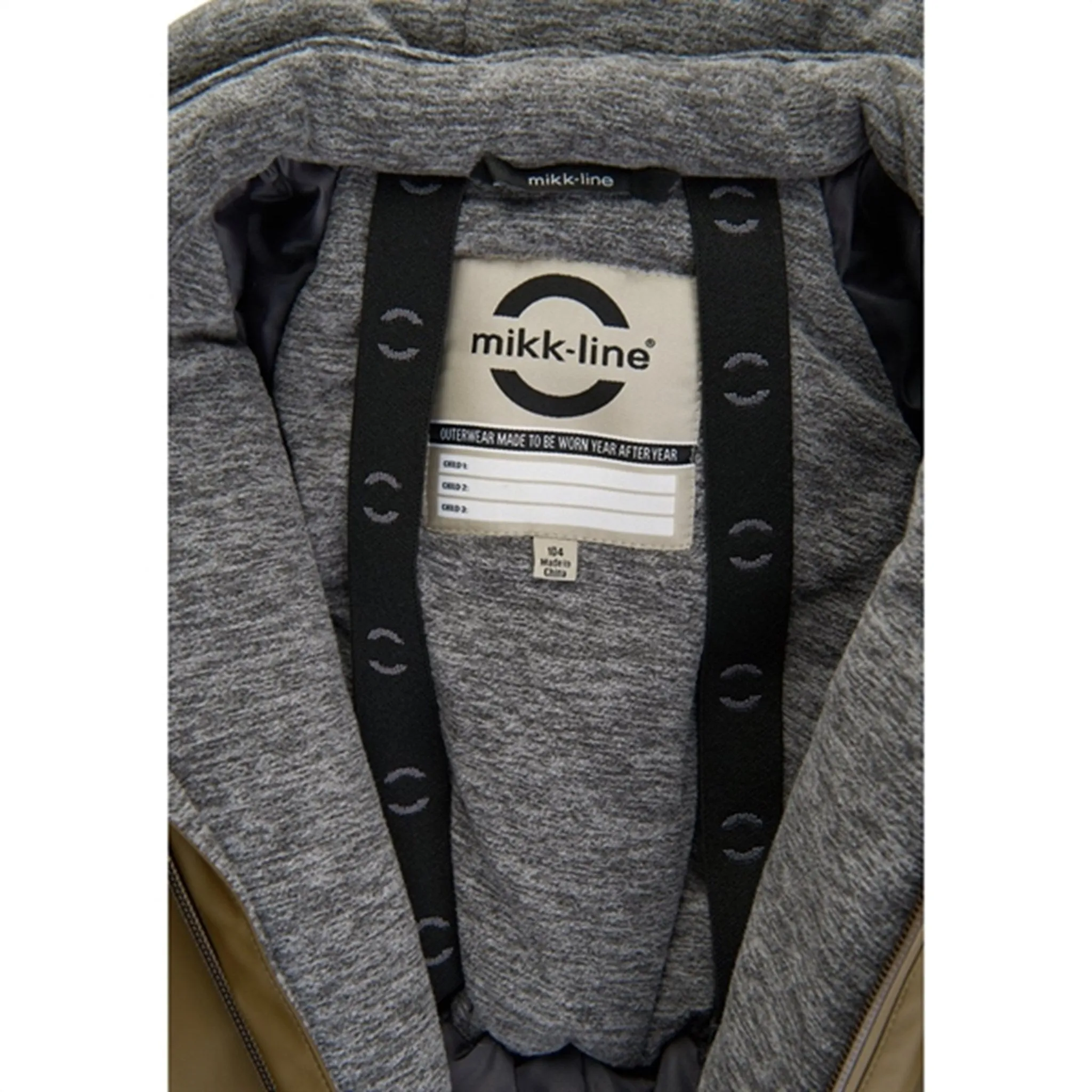 Mikk-Line Rain Suit Beech Lace-Trim