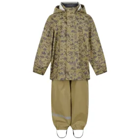 Late Rain Season Fit Moisture Barrier Mikk-Line Rainset AOP Olive Gray