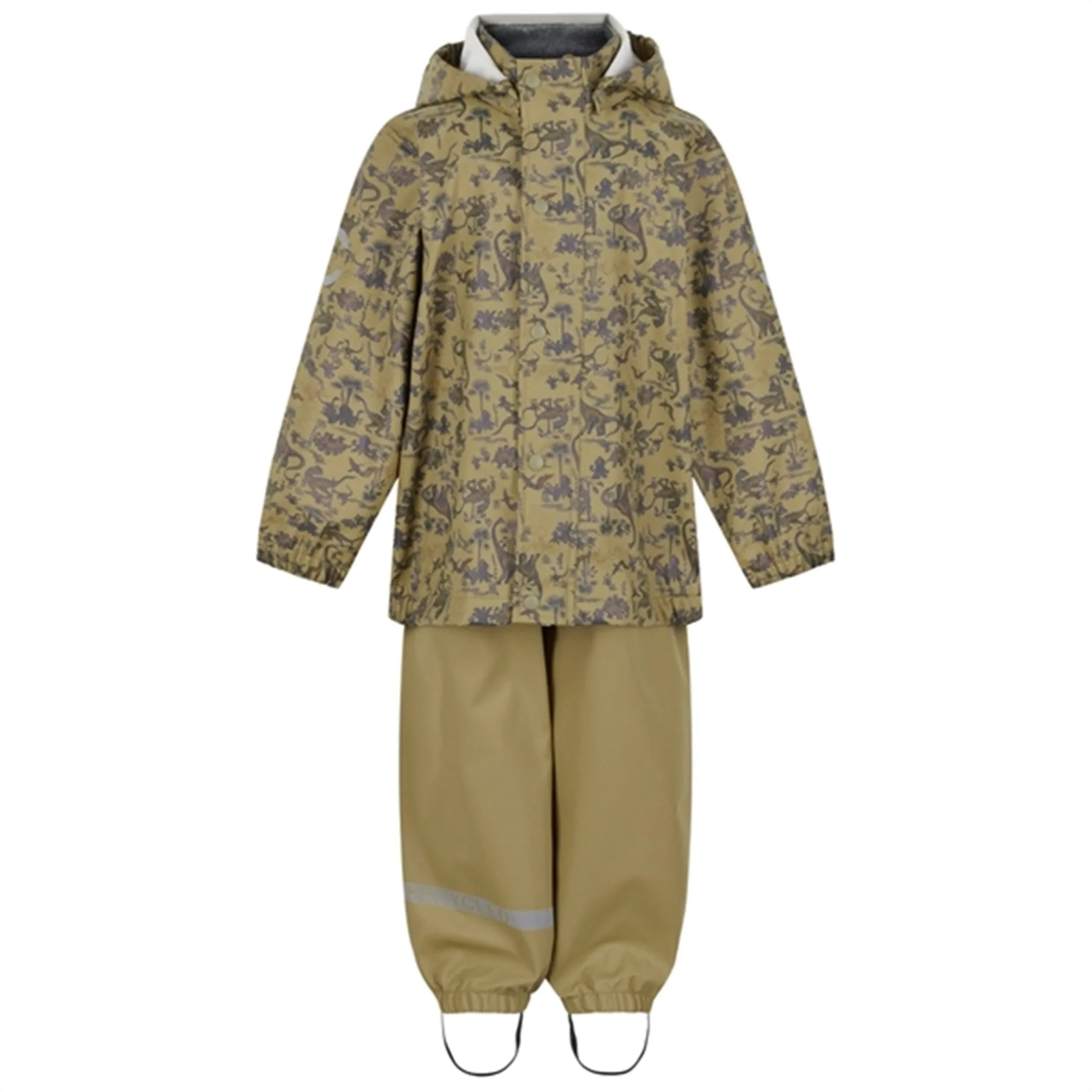 Late Rain Season Fit Moisture Barrier Mikk-Line Rainset AOP Olive Gray