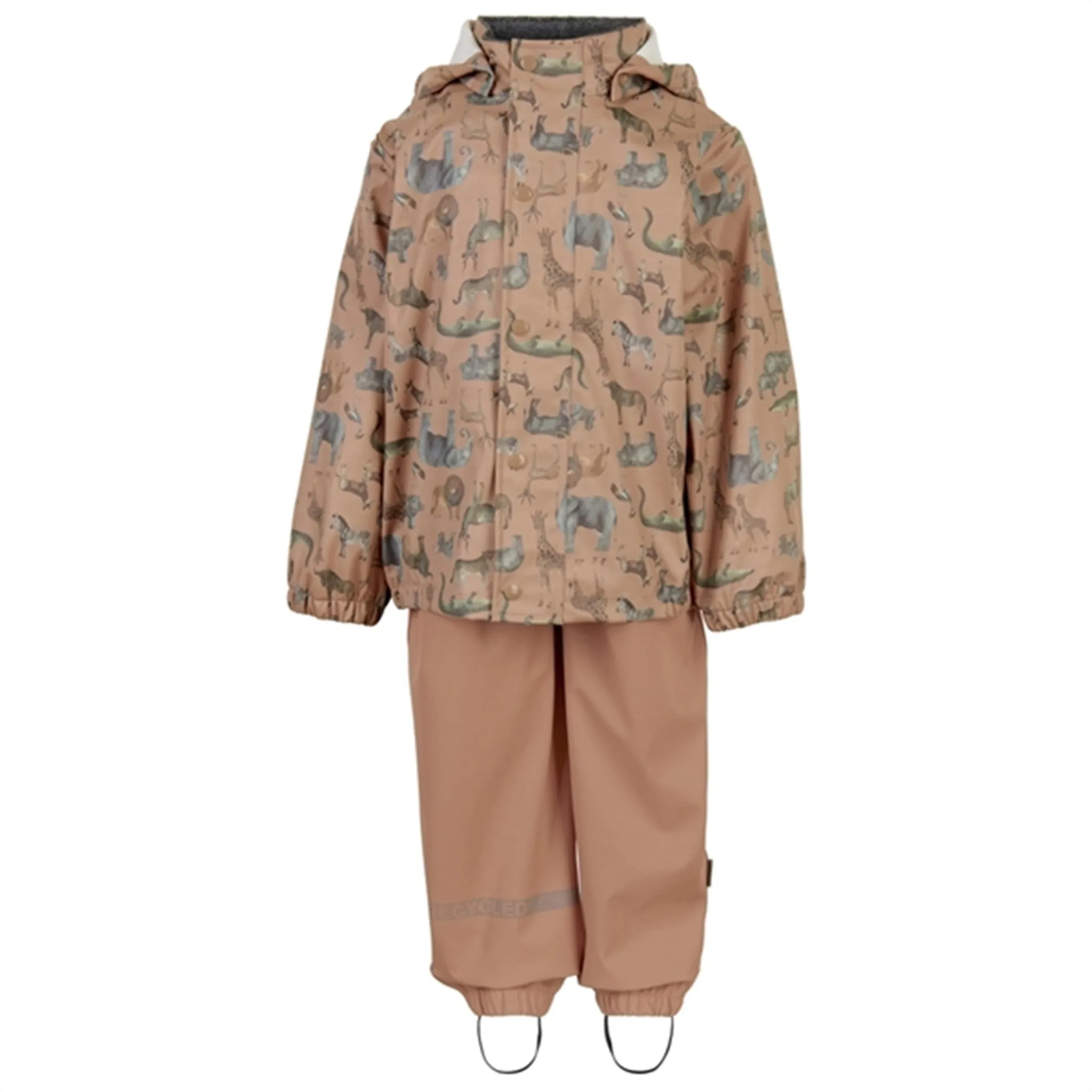 Weekend Storm Mikk-Line Rainset AOP Zoo Nougat