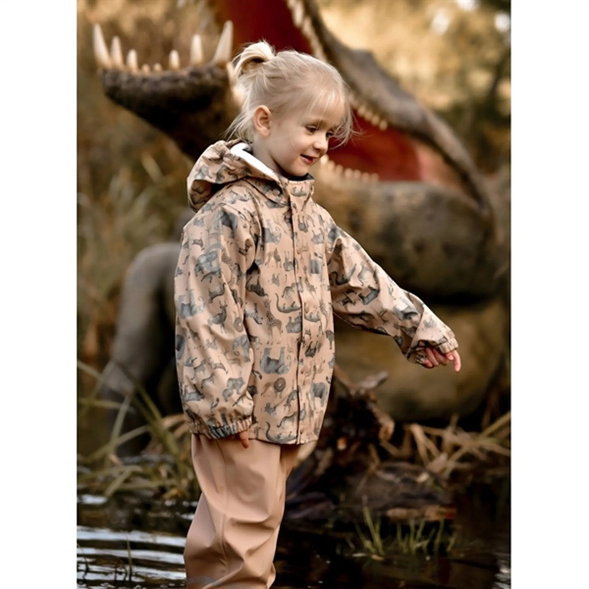 Cold Weather Gear Mikk-Line Rainset AOP Zoo Nougat
