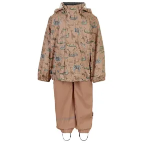 Weekend Storm Mikk-Line Rainset AOP Zoo Nougat