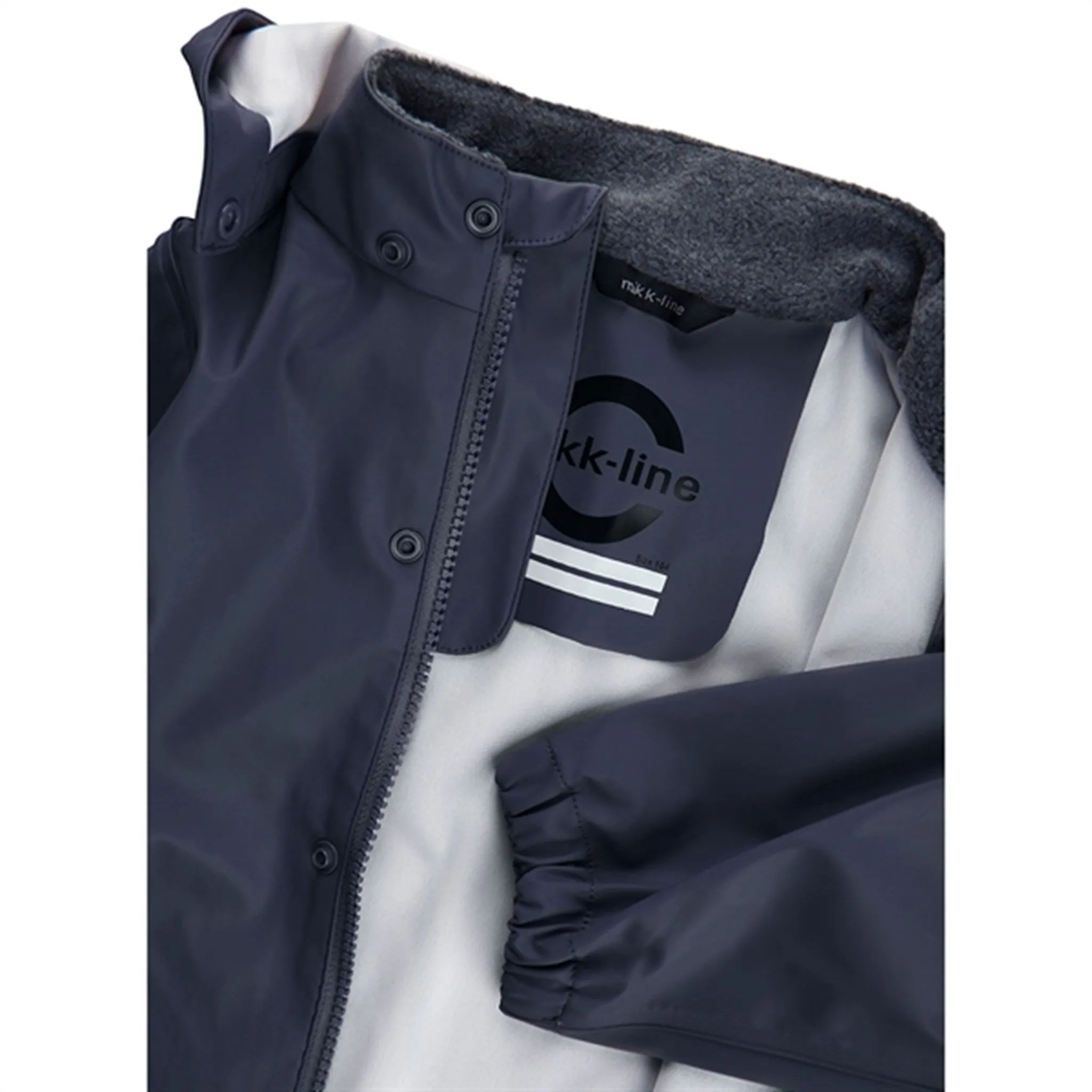 Mikk-Line Rainwear Jacket And Pants Blue Nights Core Warmth