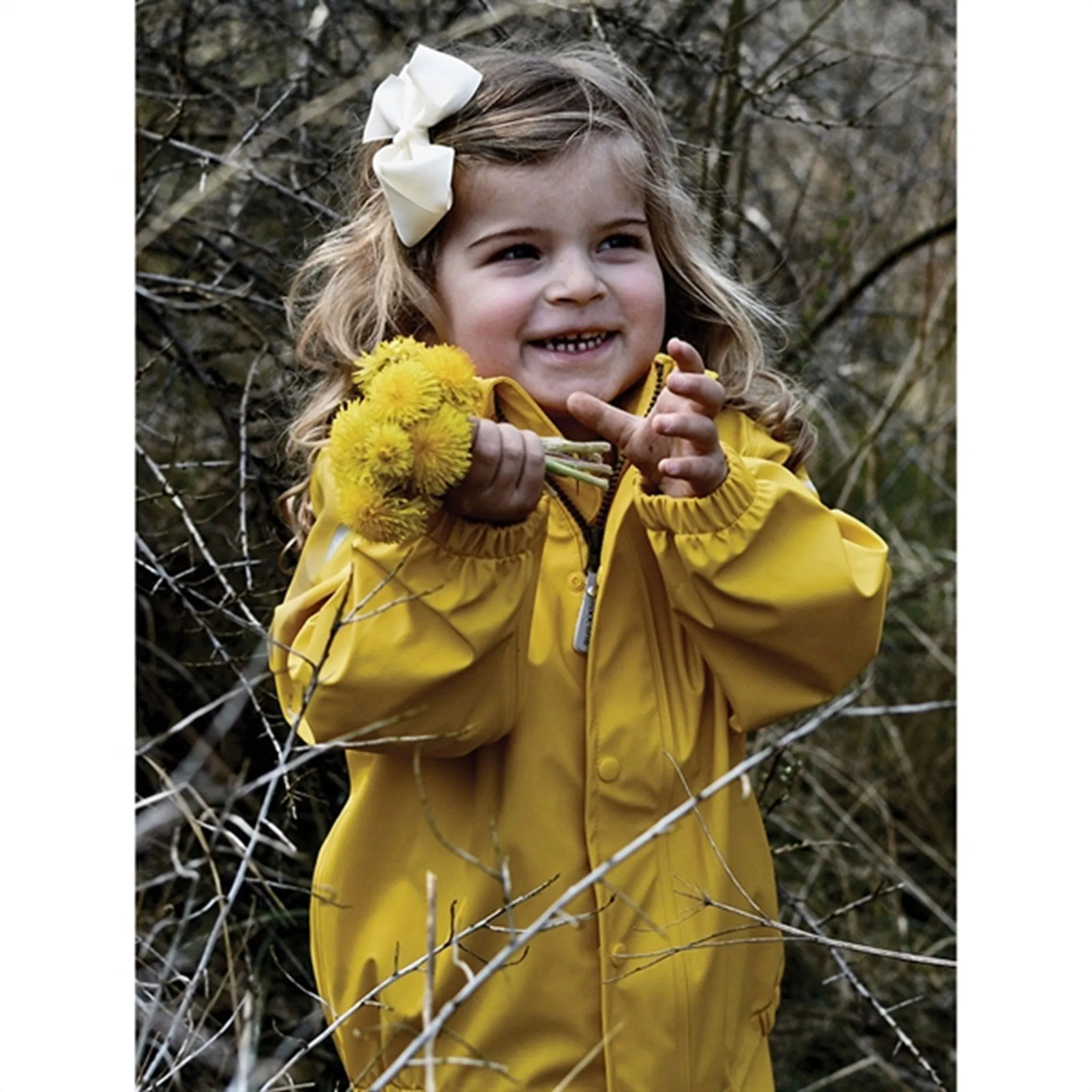 Secure Layering Mikk-Line Rainwear Jacket And Pants Sunflower
