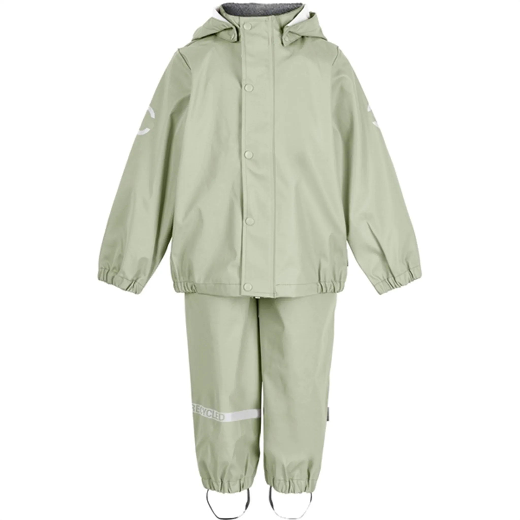 Hiking Outfit Splash Guard Flap Mikk-Line Rainwear Set Desert Sage