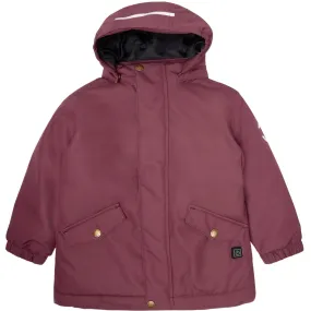 Mikk-Line Rose Brown Heating Jacket Train Convertible Design
