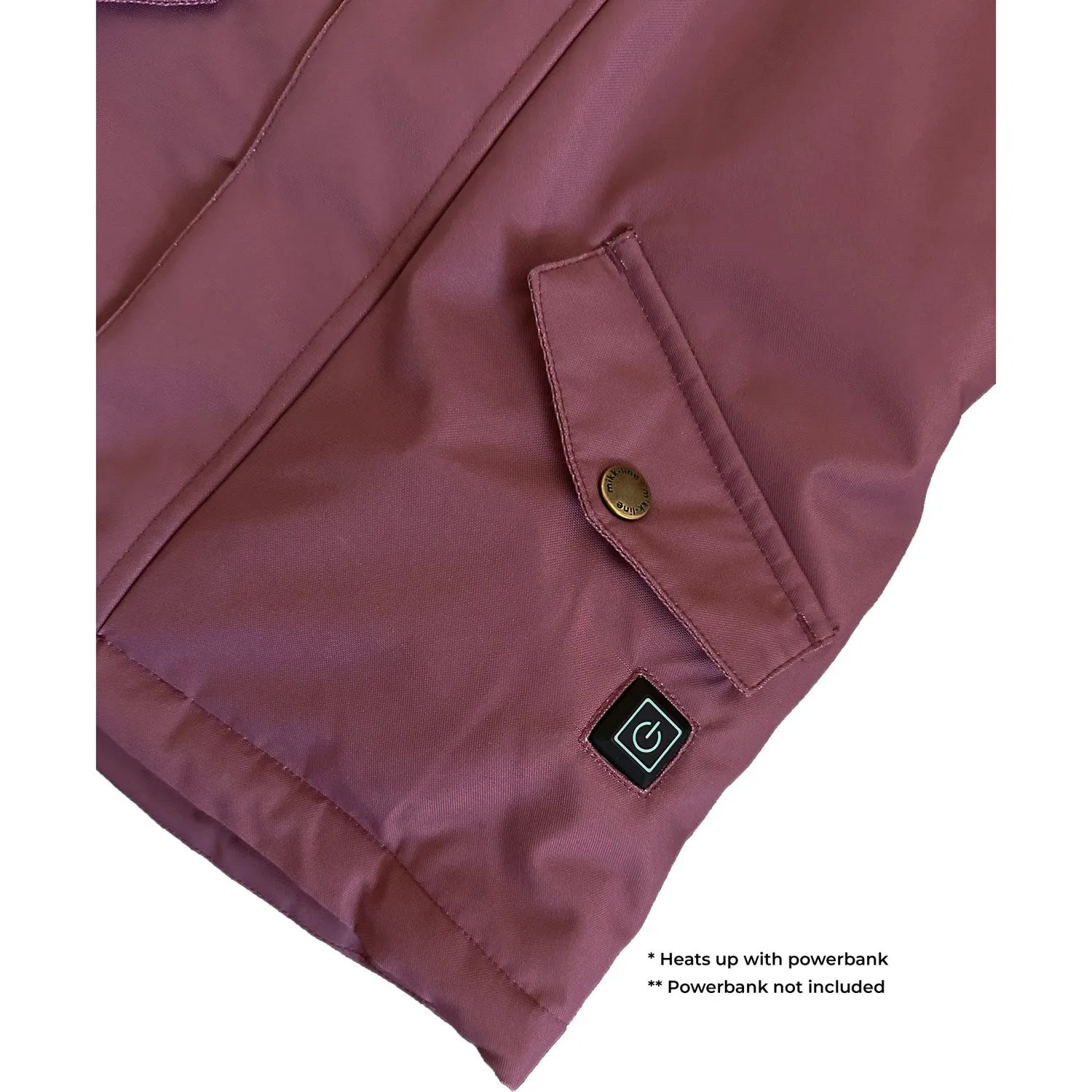 Software Booking Mikk-Line Rose Brown Heating Jacket