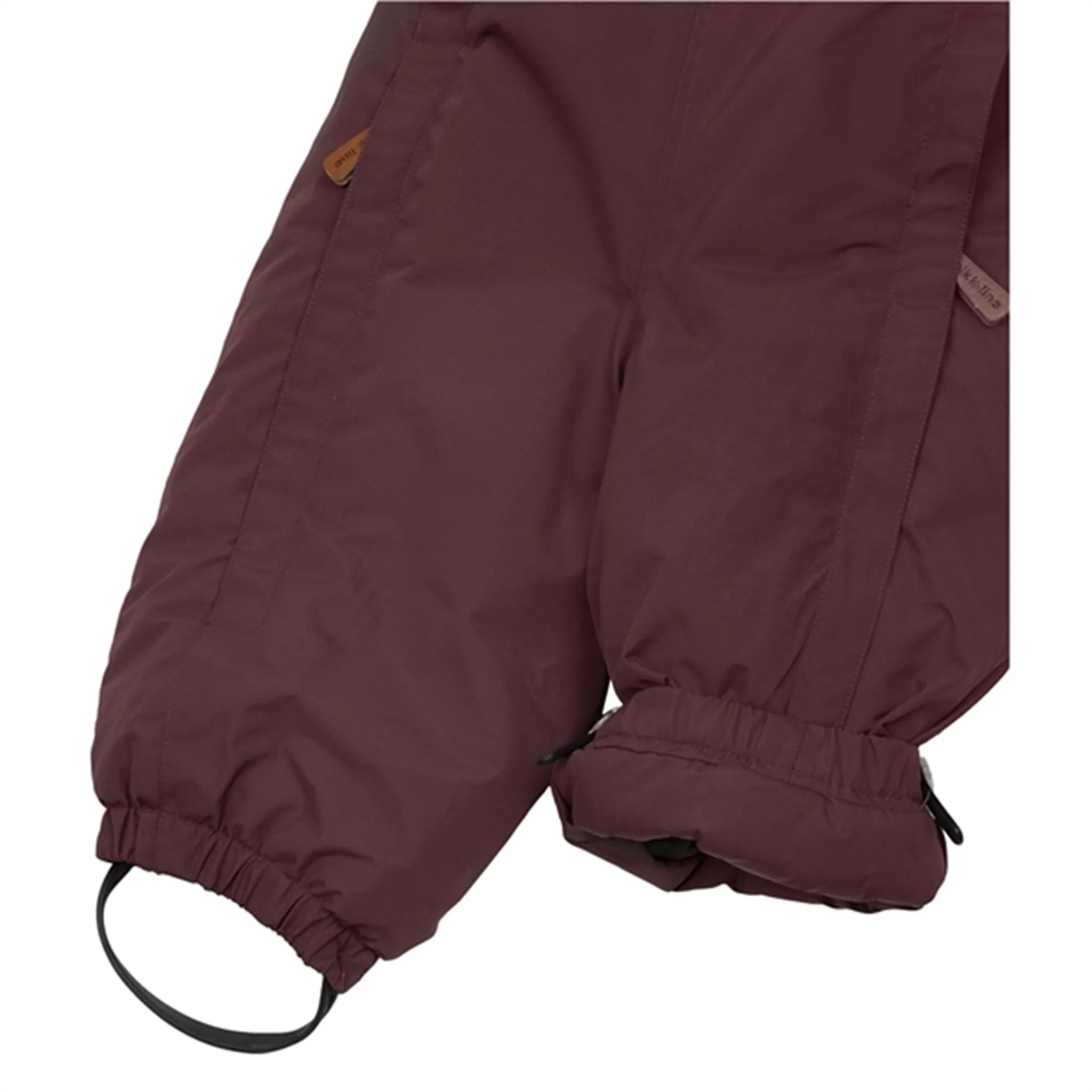 Cuffed-Sleeve Mikk-Line Snow Suit Solid Huckleberry