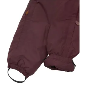 Cuffed-Sleeve Mikk-Line Snow Suit Solid Huckleberry