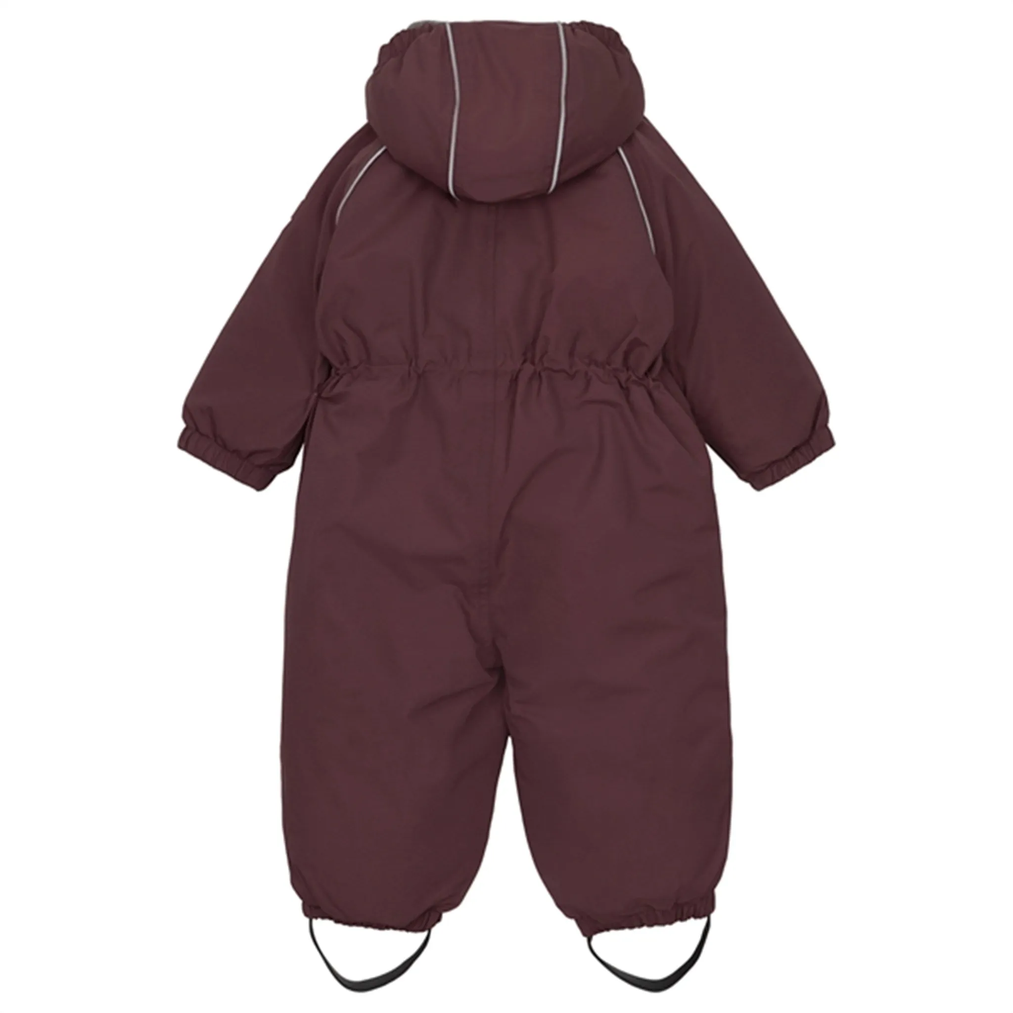 Slit-Back Velvet-Edge Mikk-Line Snow Suit Solid Huckleberry