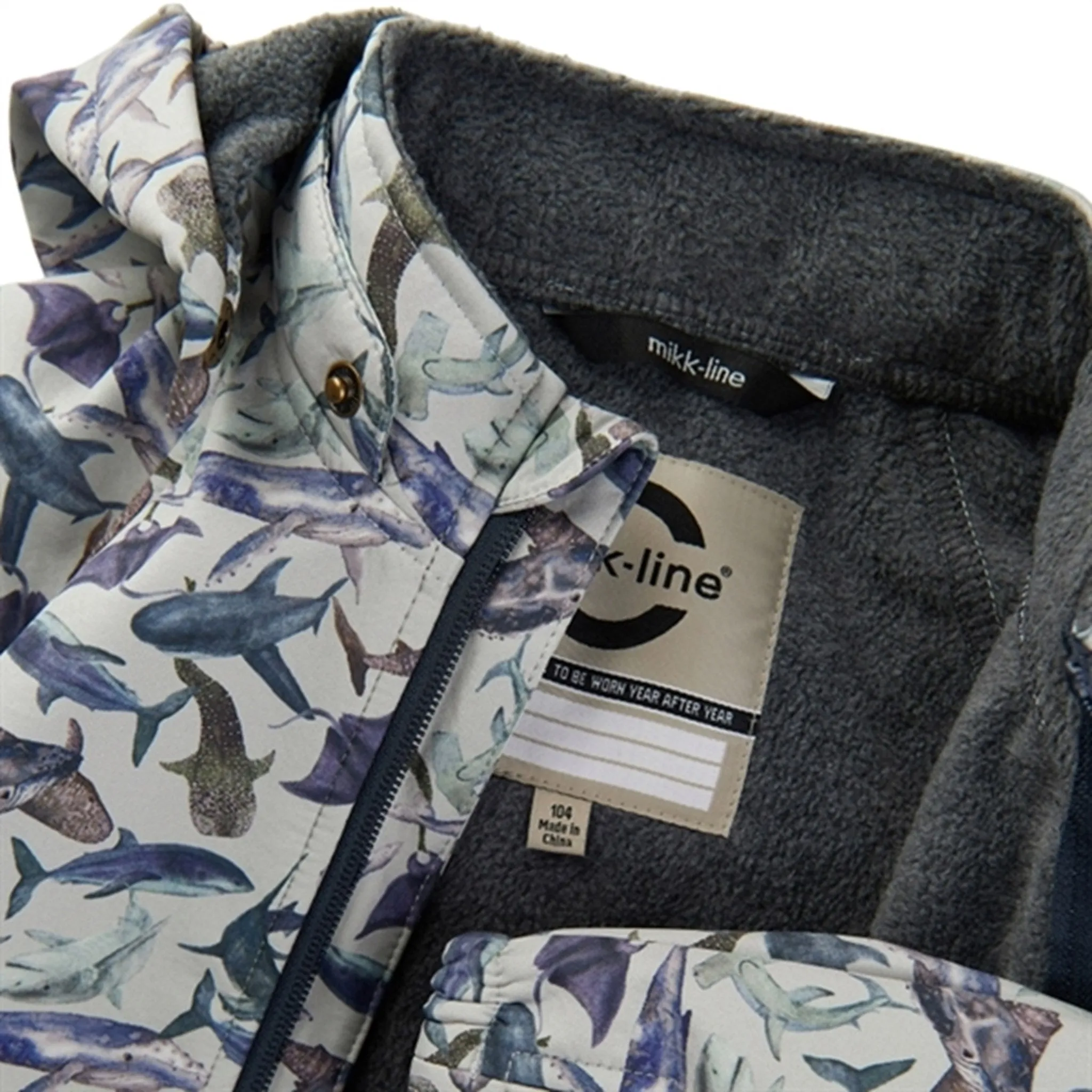 Reflective Detailing Luggage Mikk-Line Softshell Jacket AOP Metal