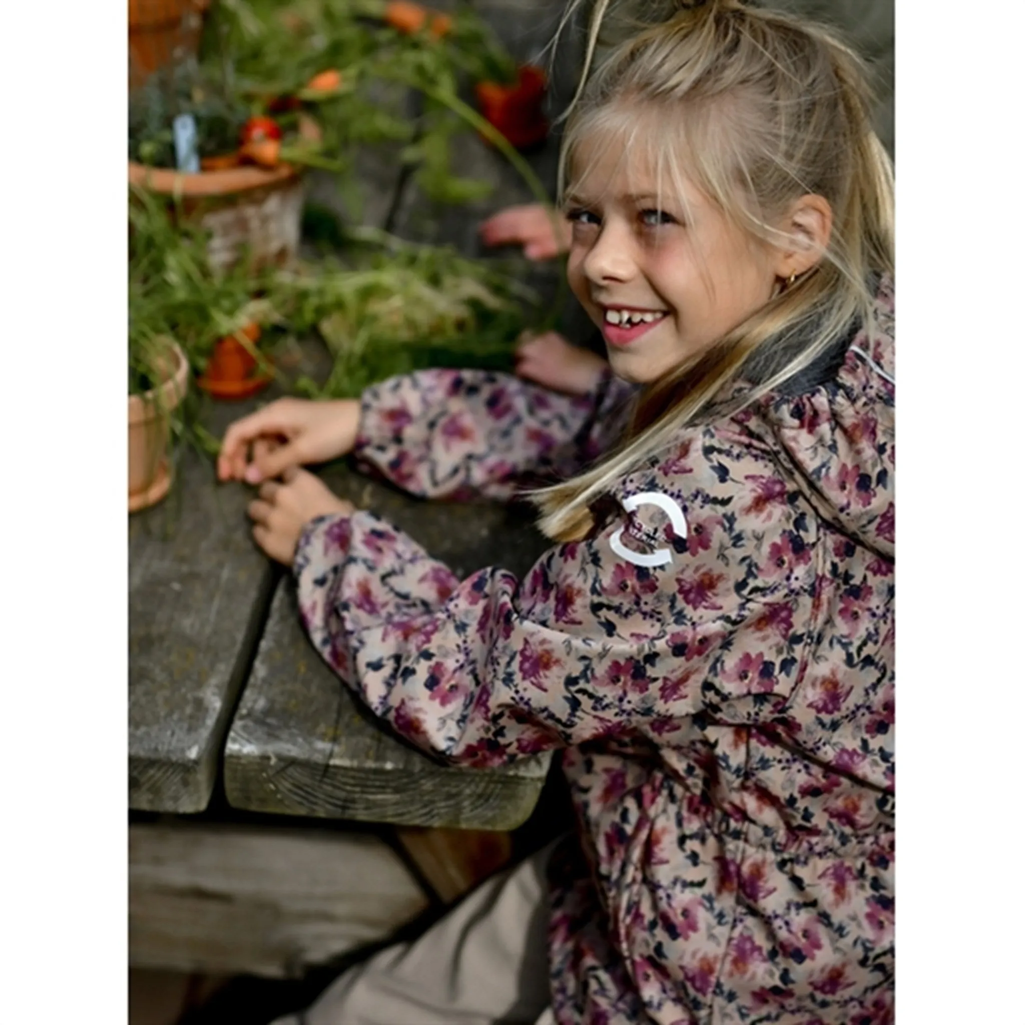 Mikk-Line Softshell Jacket AOP Nougat Softshell Fabric PreShrunk Cotton Blend