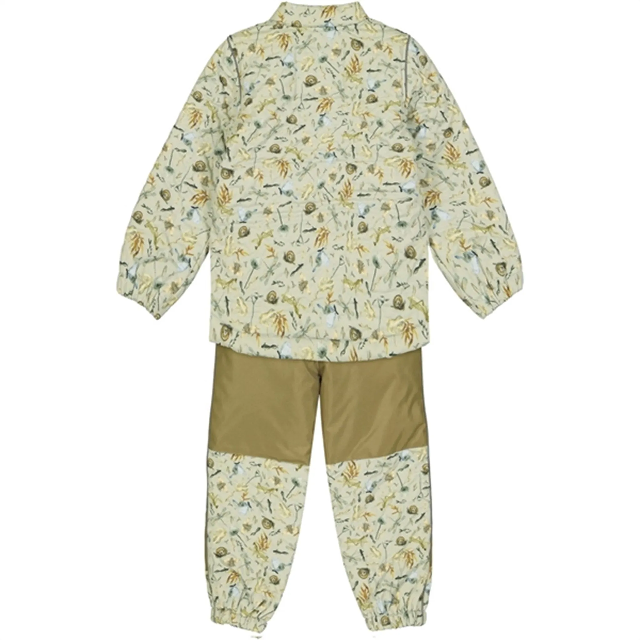 Mikk-Line Thermal Set AOP Desert Sage Flattering blouse