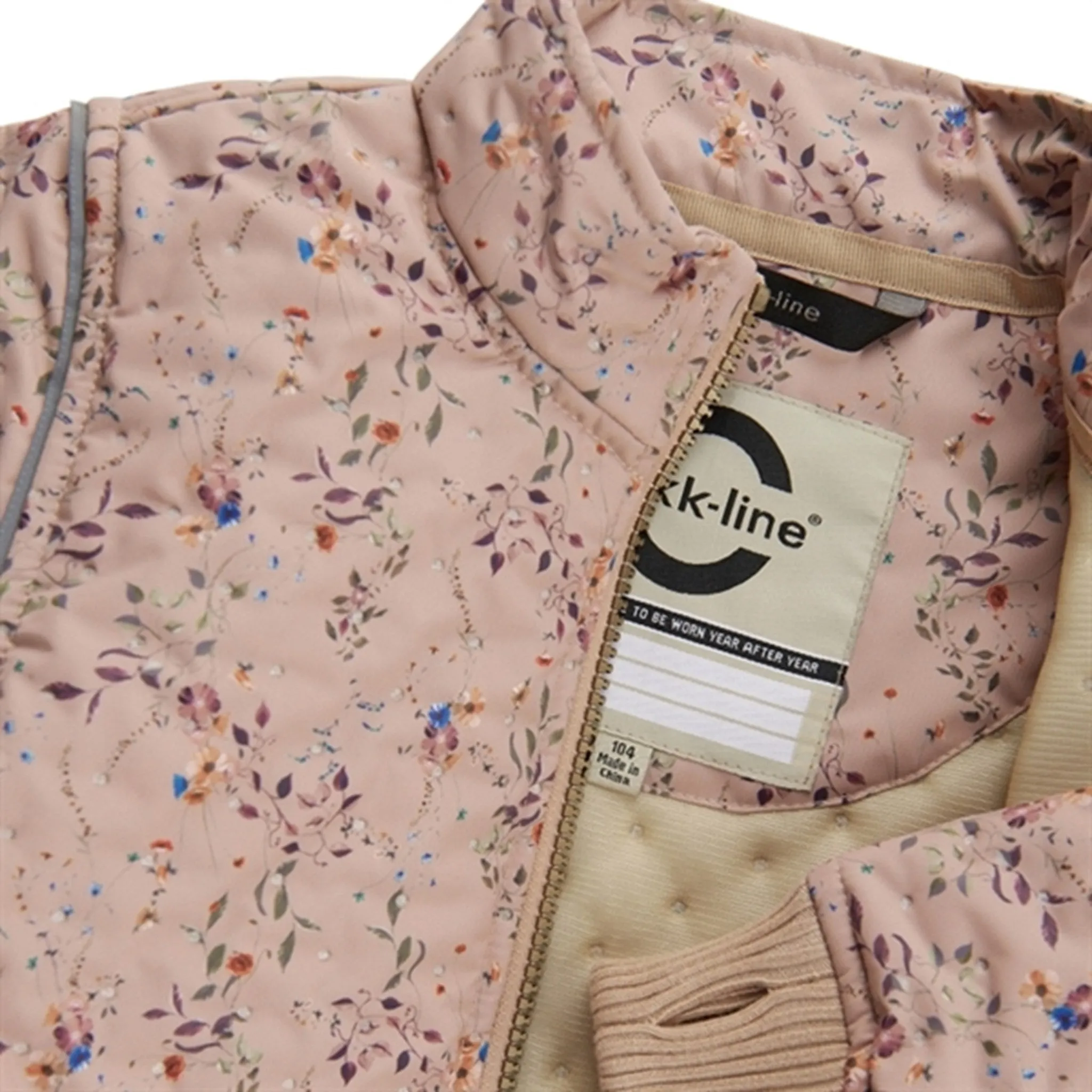 Mikk-Line Thermo Jacket Long AOP Nougat Bell-Sleeve Multipurpose