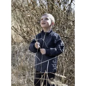 Mikk-Line Thermo Set w. Fleece Blue Nights Crystal-Detail Striped-Pattern