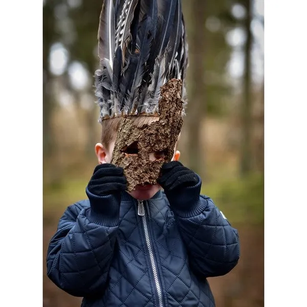 Romantic-Detail Mikk-Line Thermo Set w. Fleece Blue Nights