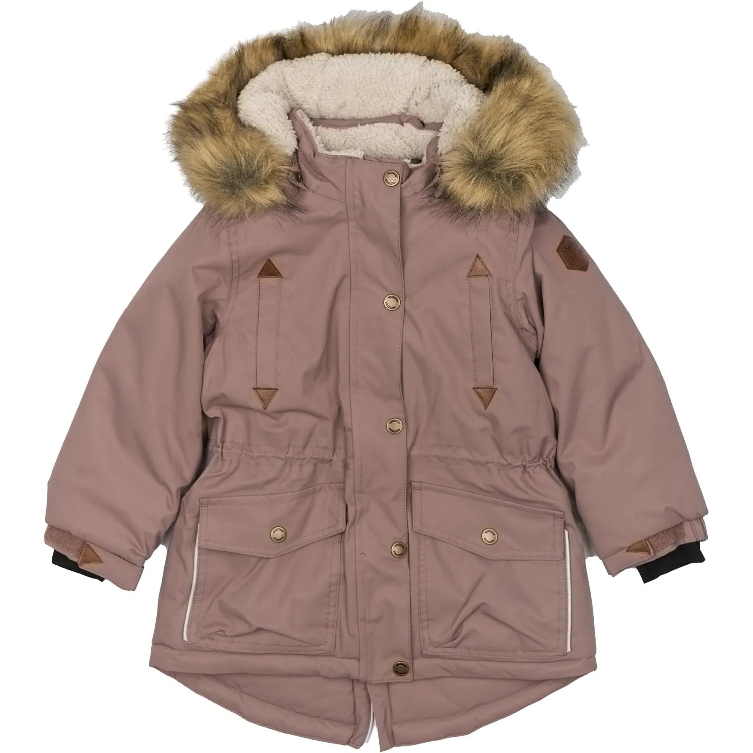 Mikk-Line Twilight Mauve Twill Nylon Parca Stand Up Collar mountain vacation