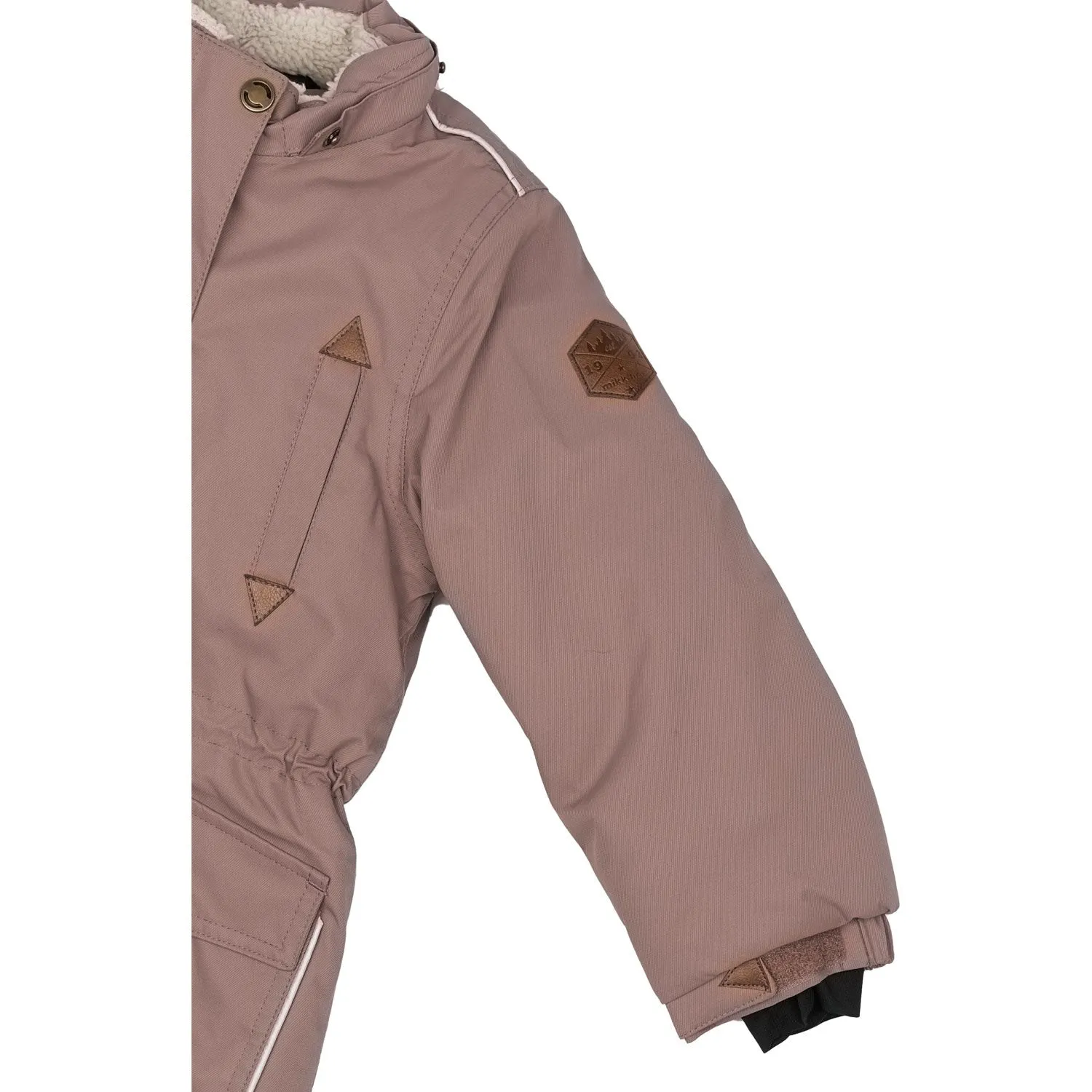 Mikk-Line Twilight Mauve Twill Nylon Parca Heat Resistant Layer