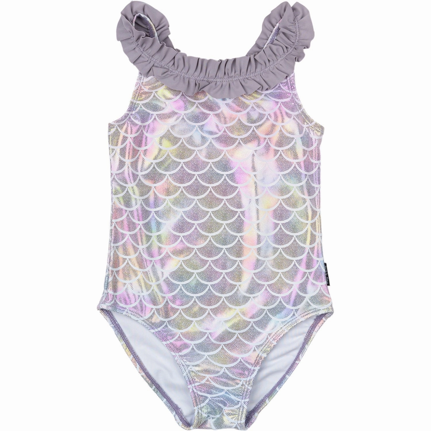 Mikk-Line Lavender Aura AOP Swimsuit Recycled Travel Ready Saltwater Proof Elastic
