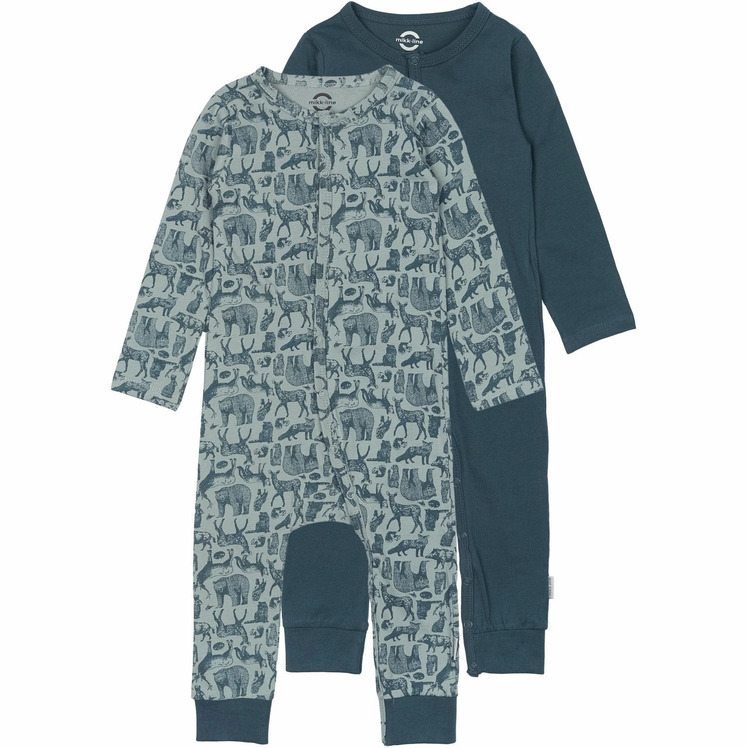 Mikk-Line Orion Blue 2-pack Nightsuit Hot Kids