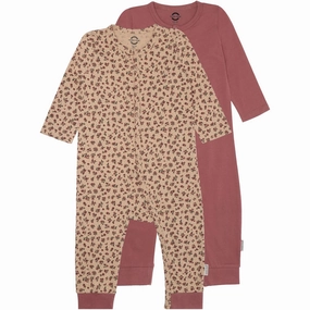 Comfy Chill Total Relaxation Mikk-Line Rose Brown 2-Pack Nightsuit
