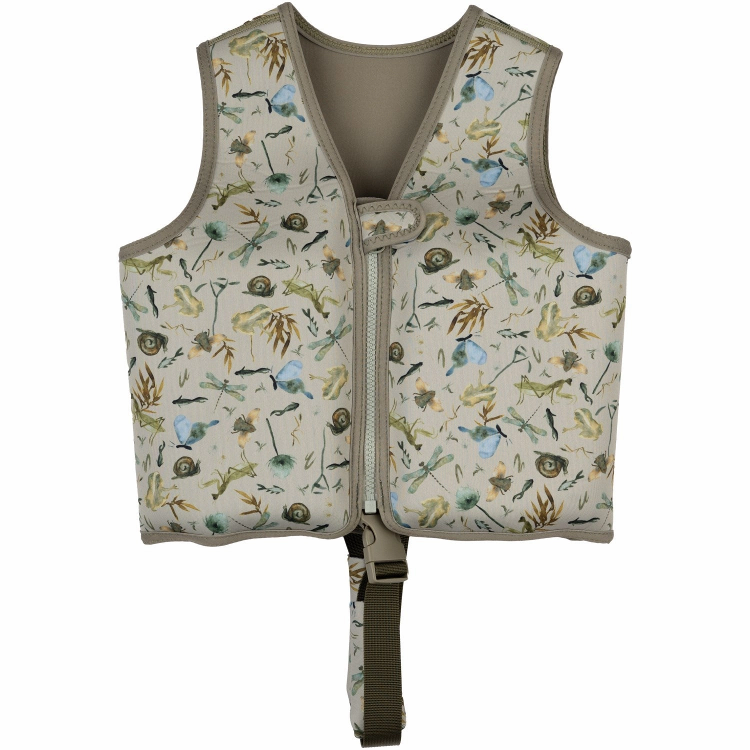 Wrinkle Free Fabric Mikk-Line Swim Vest AOP Desert Sage
