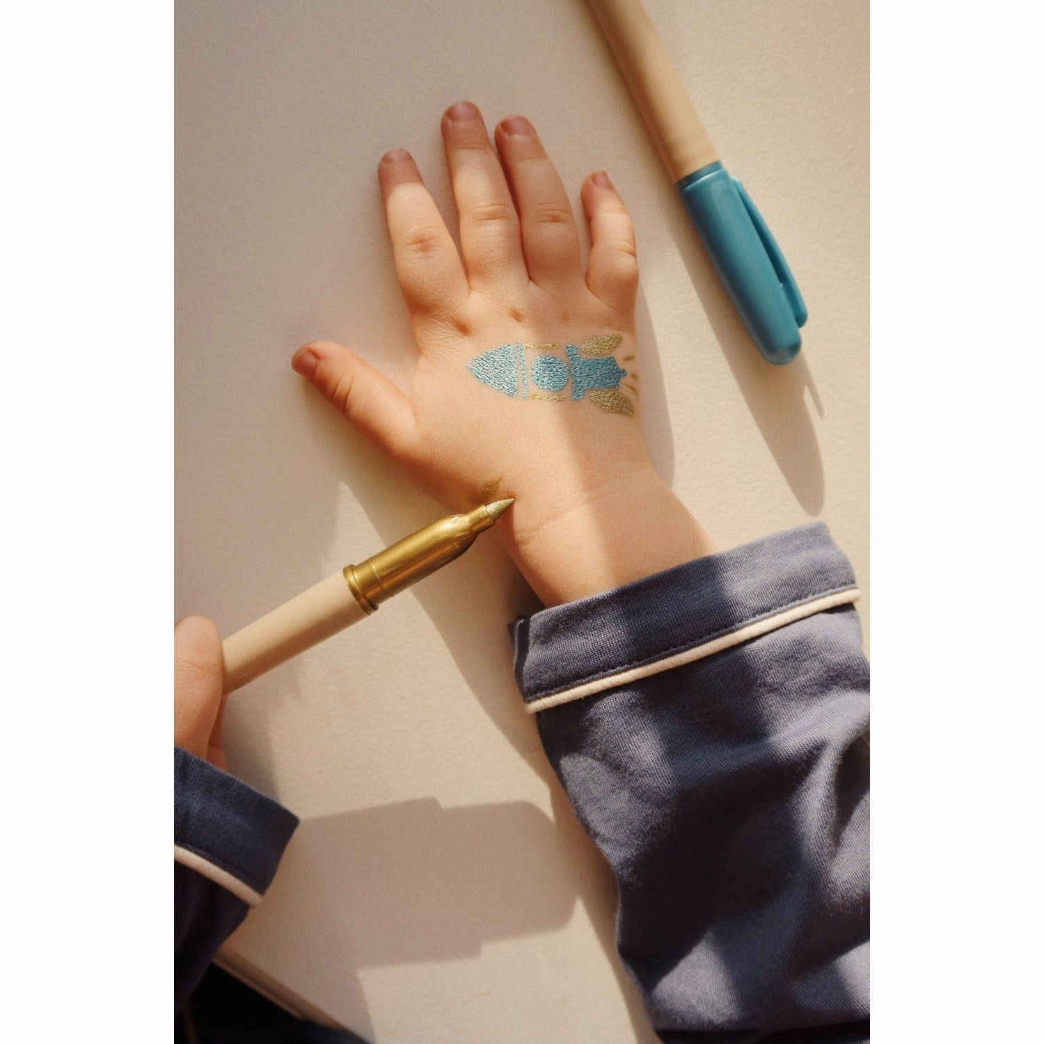 Comfy Style Indoor Outfit Konges Sl?jd Vintage Indigo Pio Set Gots