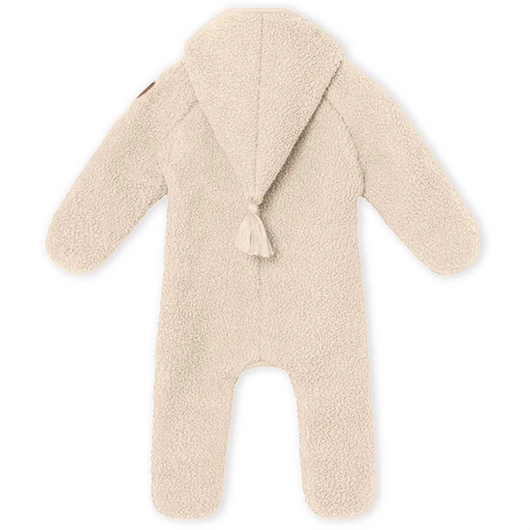 Elastic-Cuff MINI A TURE Adel Teddy Fleece Jumpsuit Sand Dollar