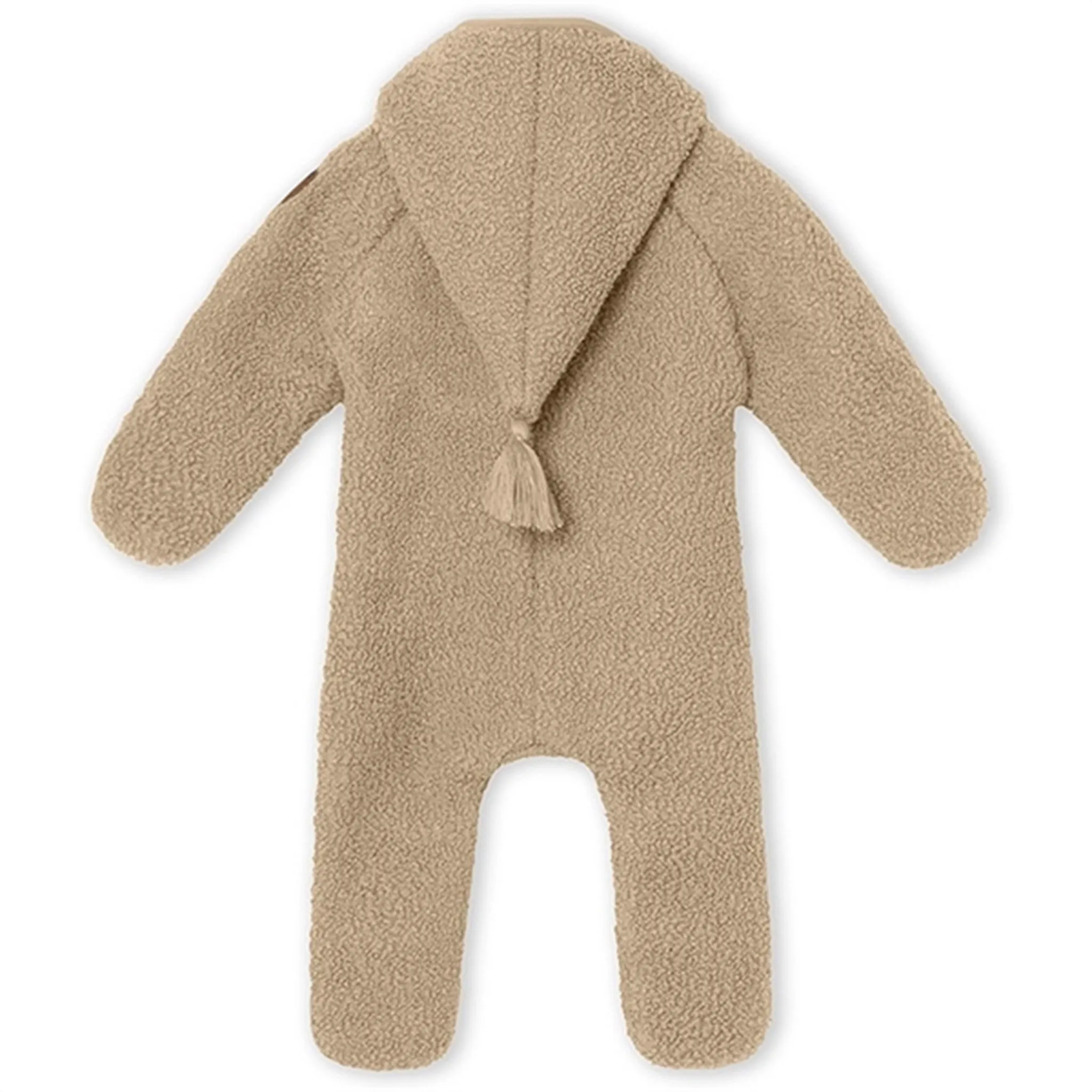 Mesh-Detail Hidden-Pocket MINI A TURE Adel Teddy Fleece Jumpsuit Savannah Tan