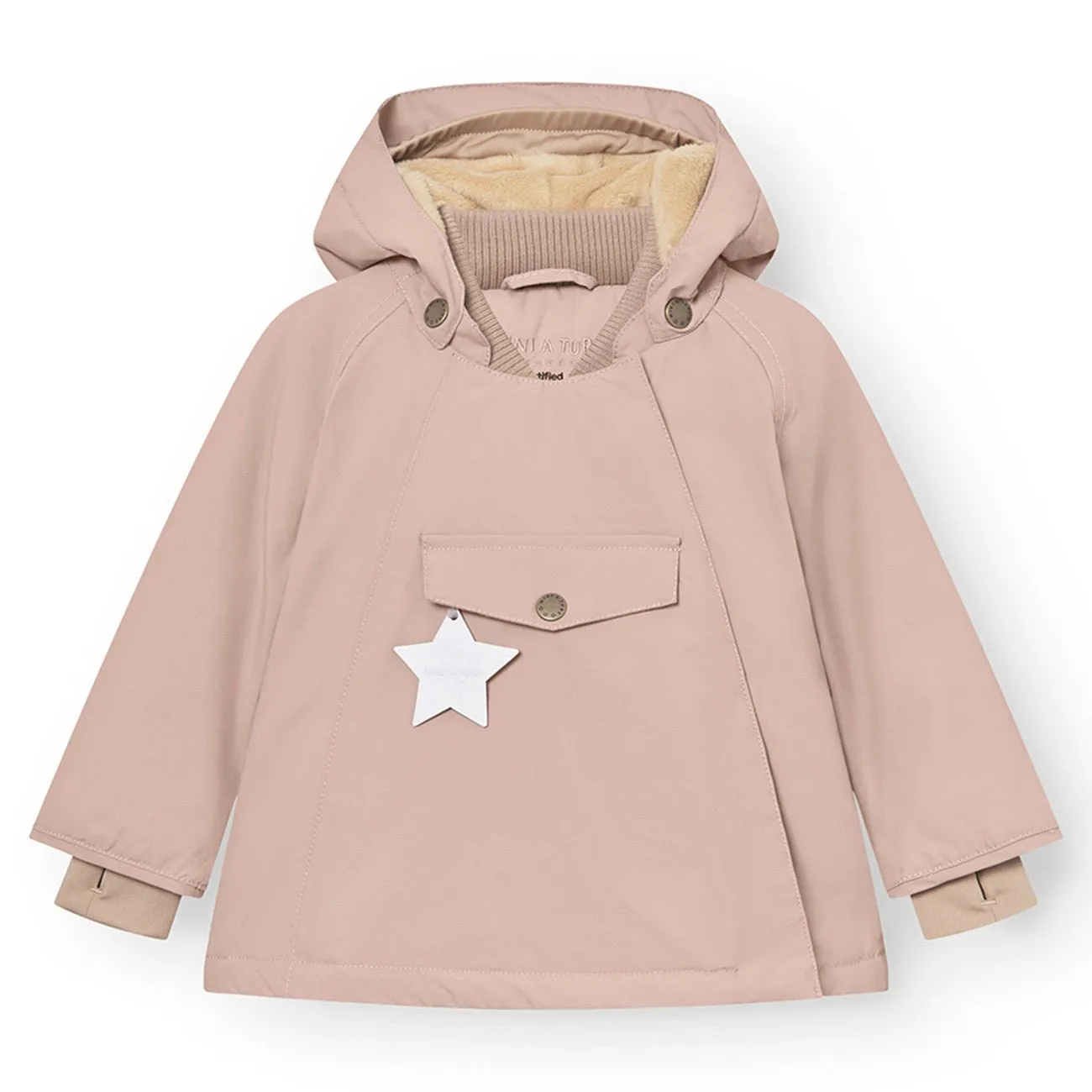 Support Mini A ture Adobe rose Wang Fleece Winter Jacket