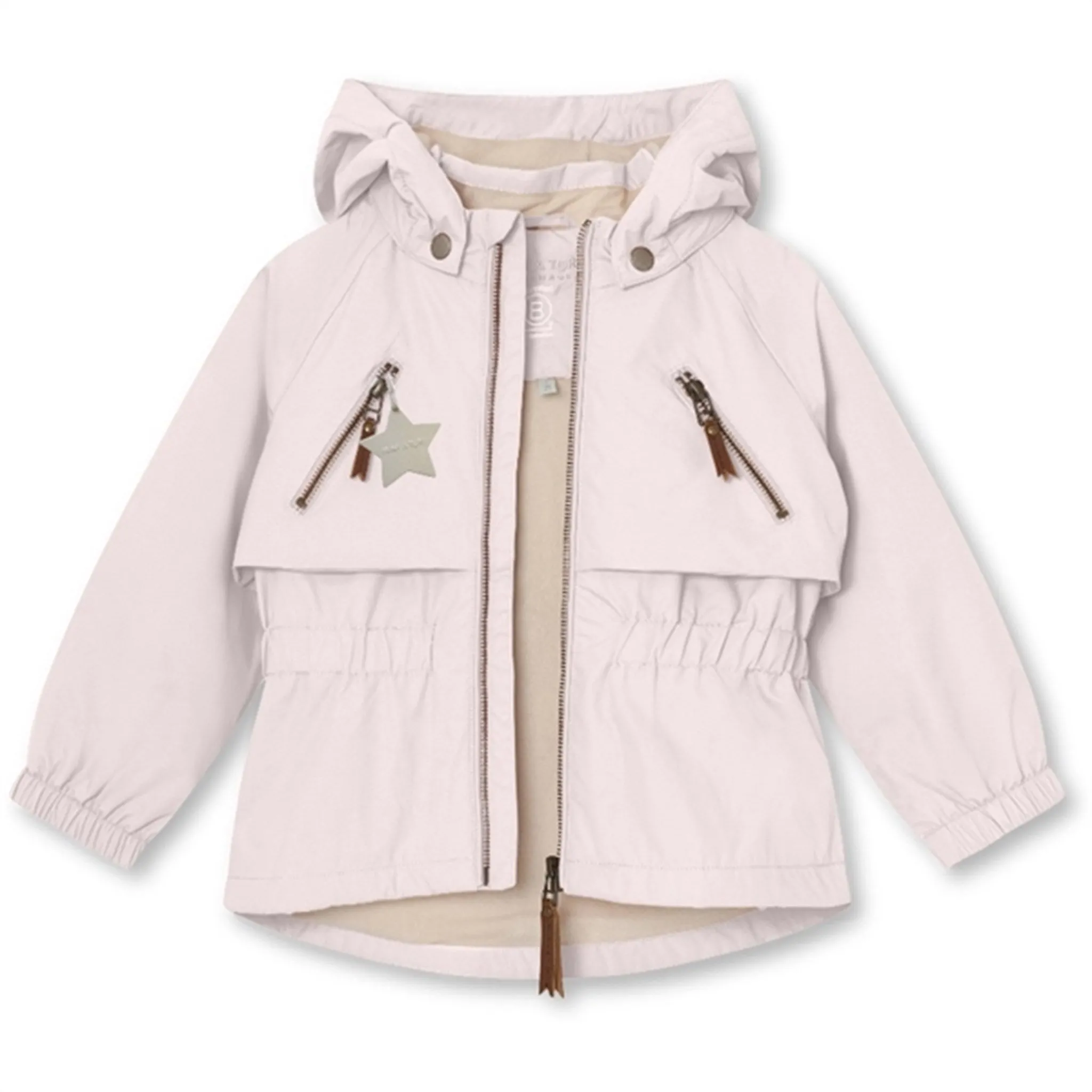 MINI A TURE ALGEA Spring Jacket Mauve Chalk Four Way Stretch High-Tech Fabric