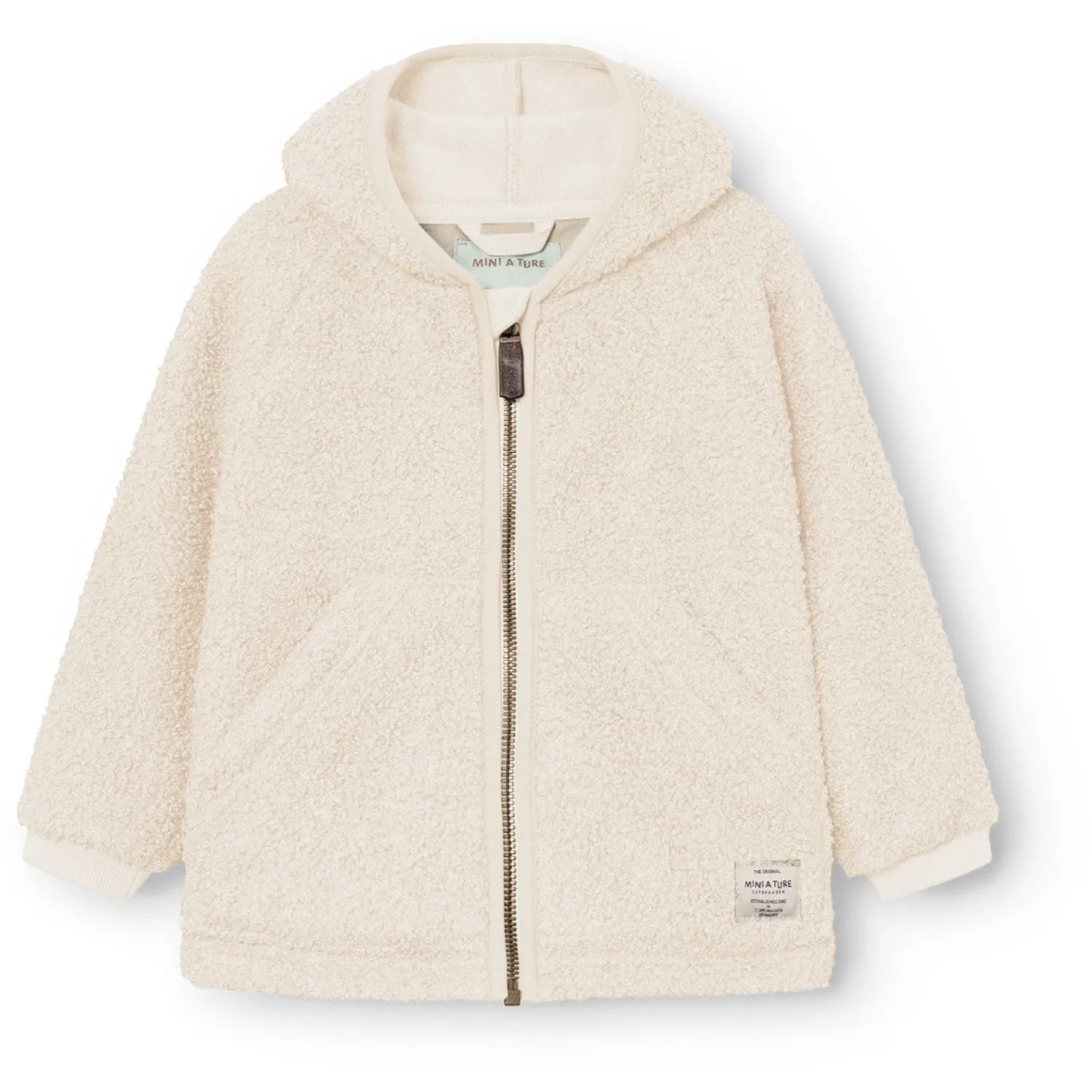 Mini A ture Angora Cream Matliff Teddyfleece Jacket. GRS Cozy Shell