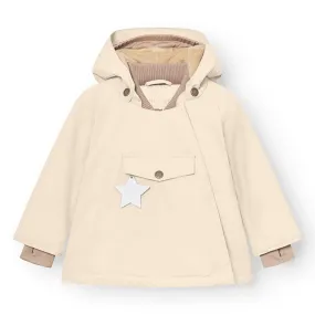 Mini A ture Angora cream Wang Fleece Winter Jacket Windproof Design Practical Wear