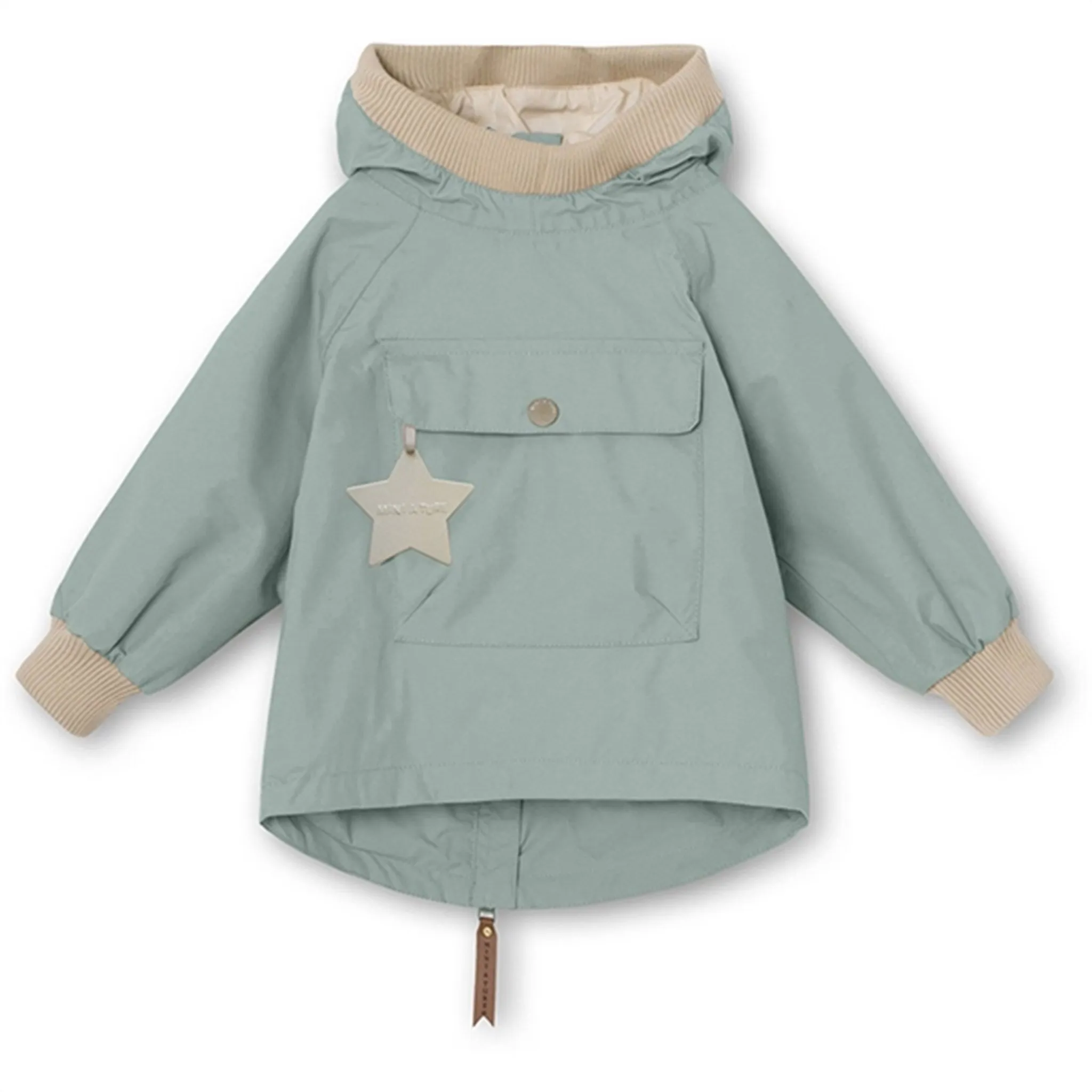 MINI A TURE Baby Vito Spring Anorak Gray Mist Layer Versatility Build