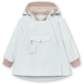 Weatherproof Seams Windproof Barrier Design Mini A ture Blue Metal Wai Spring Jacket. GRS