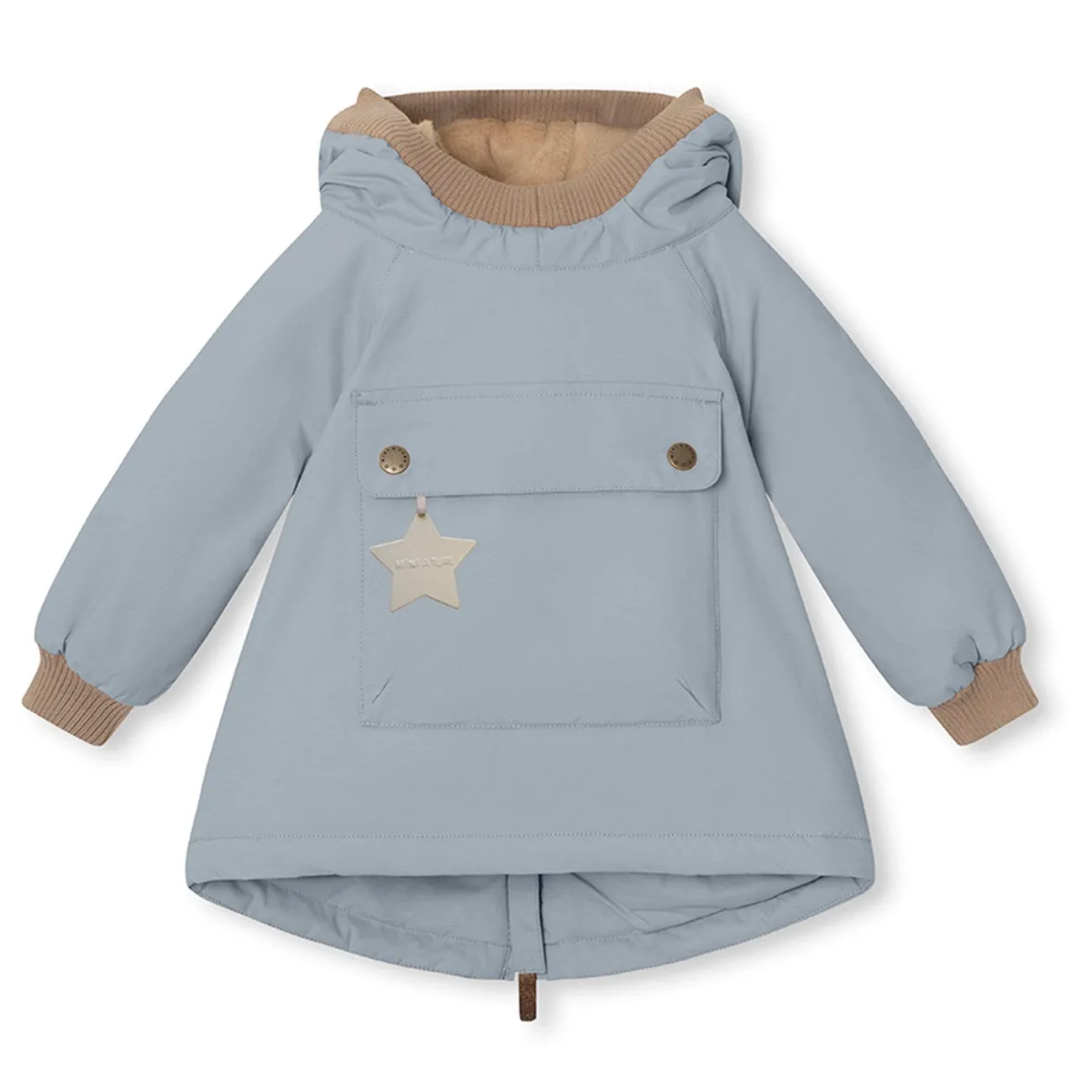 Loose Mini A ture Citadel blue Baby Wen Fleece anorak