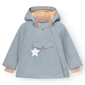 Mini A ture Citadel blue Wang Fleece Winter Jacket sunglasses