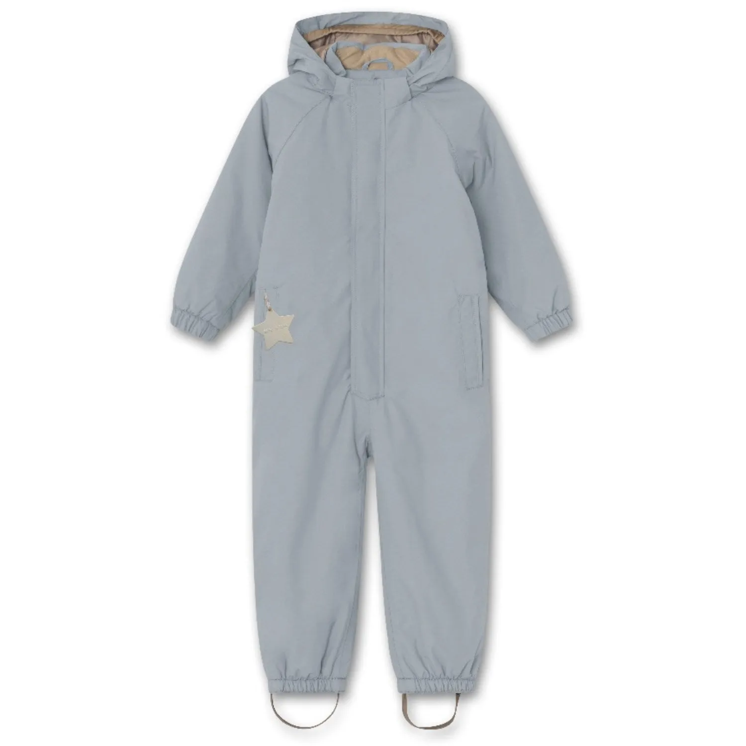 Mini A ture Citadel Blue Wilbo Snowsuit Waist-Cinching Satin-Finish