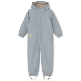 Mini A ture Citadel Blue Wilbo Snowsuit Waist-Cinching Satin-Finish