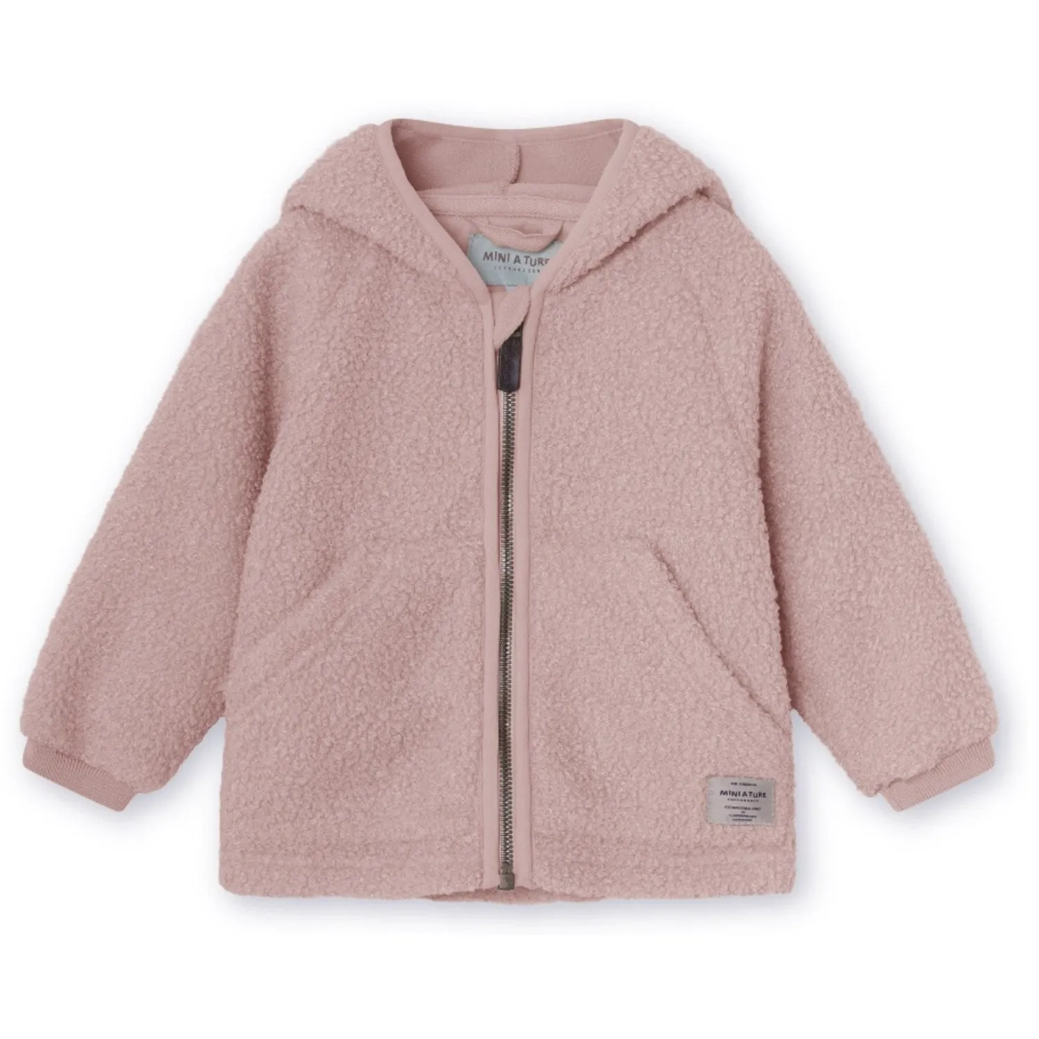 Mini A ture Cloudy Rose Liff Teddyfleece Jacket. GRS Holiday Ready Hike Fit