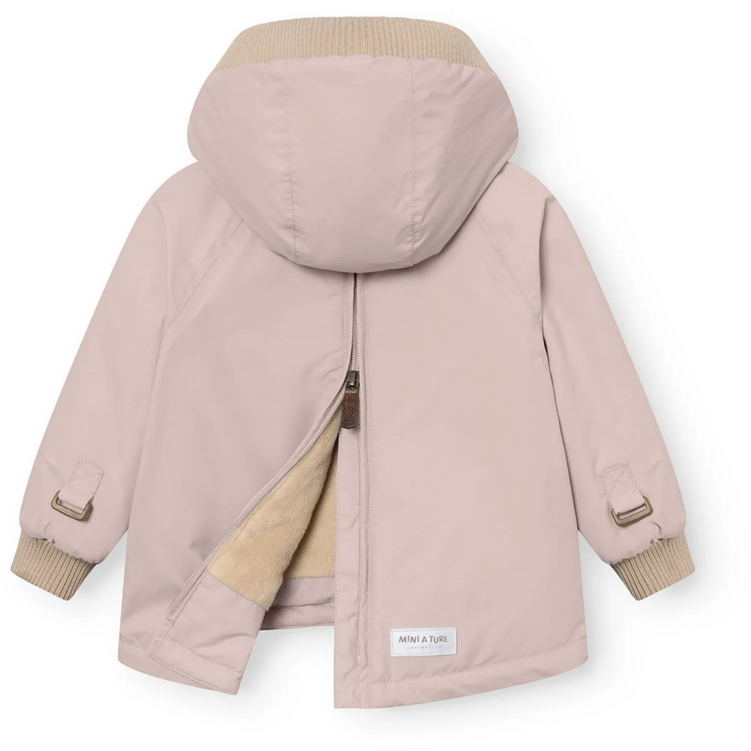 Ability University Mini A ture Cloudy Rose Matbabywen Fleece Lined Winter Anorak. GRS