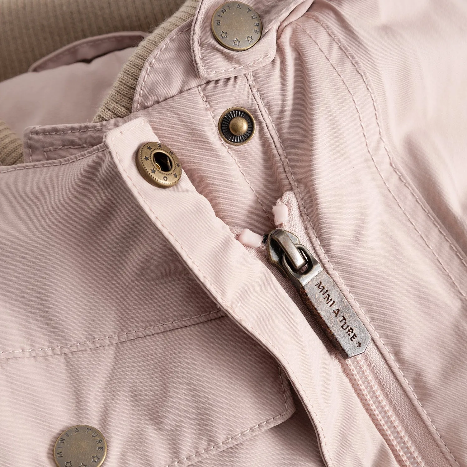 Mini A ture Cloudy Rose Matwisti Fleece Lined Snowsuit. GRS Warm-weather blouse