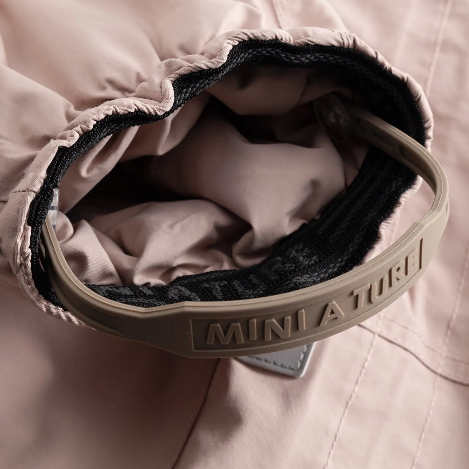 Mini A ture Cloudy Rose Matwisti Fleece Lined Snowsuit. GRS Shiny-Lining Trendy button-down