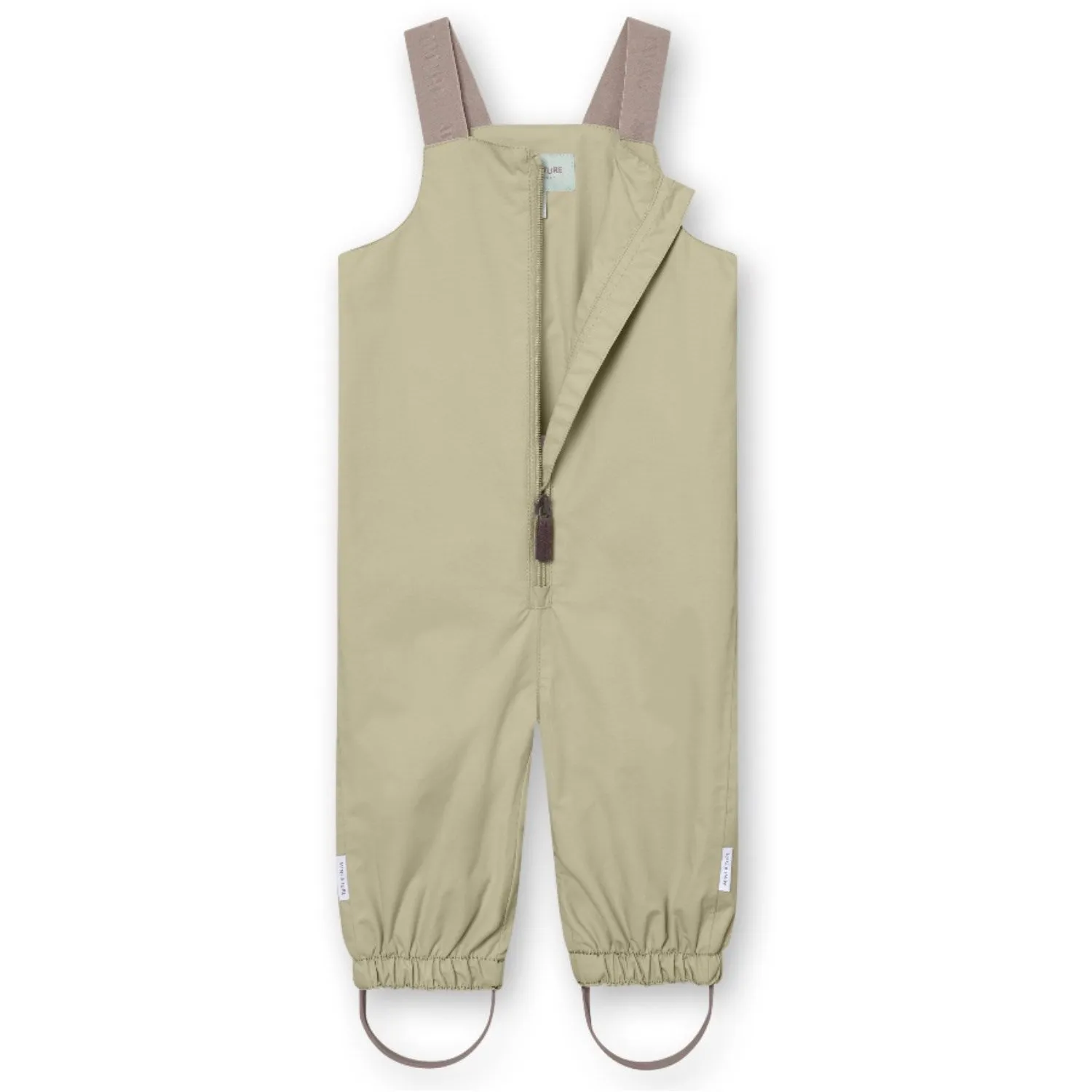 Mini A ture Elm Green Walentaya Spring Overalls. GRS HypoallergenicFabric Functional Comfort