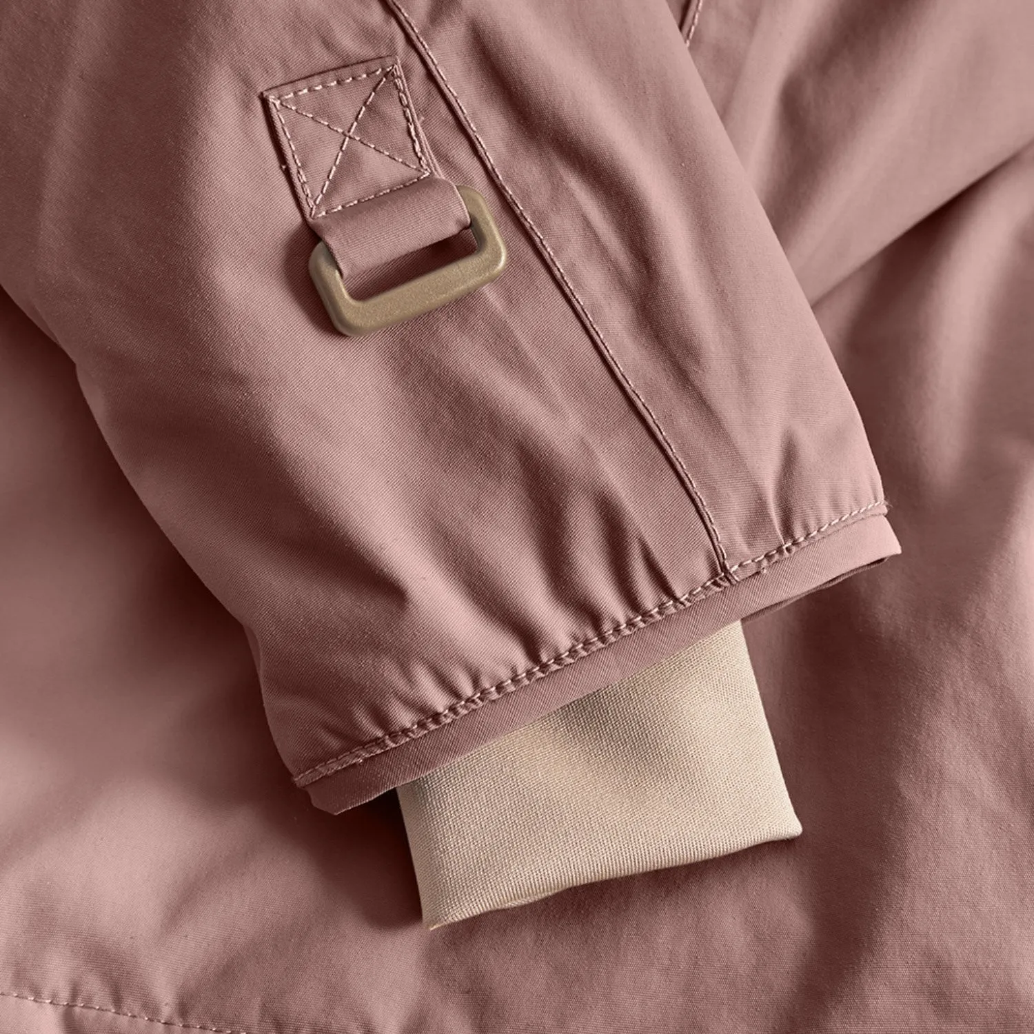 Mini A ture Light plum Wang Fleece Winter Jacket m. Fur Street Fashion Build