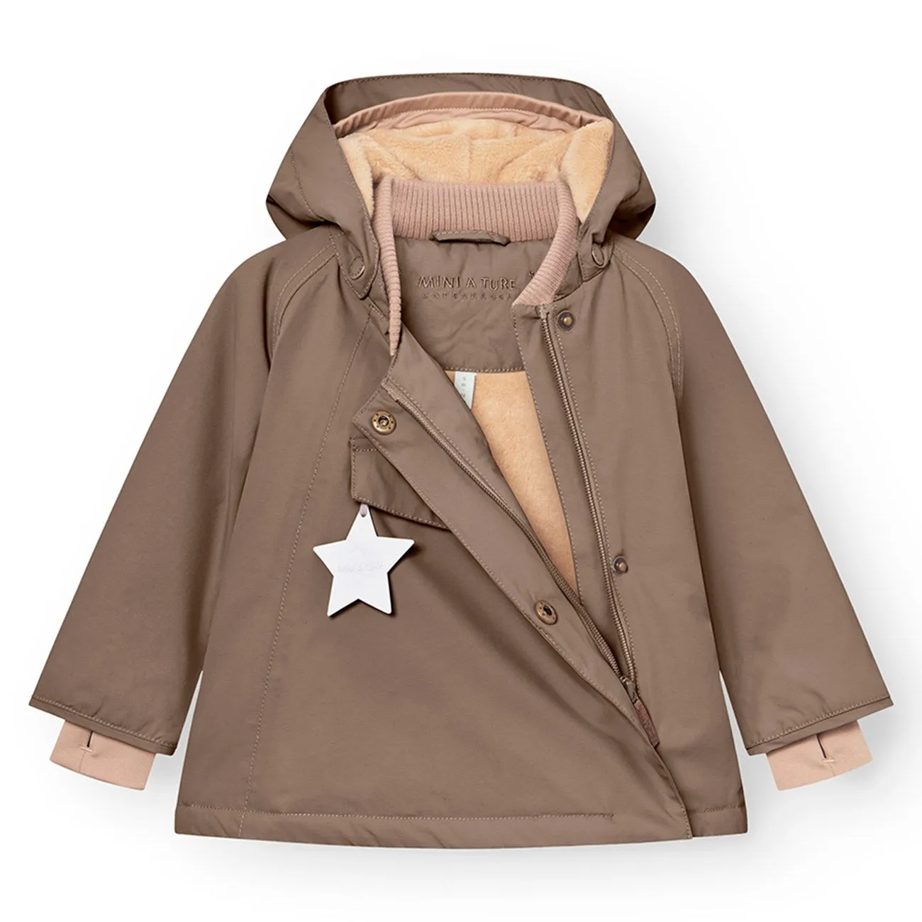 Mini A ture Morel grey Wang Fleece Winter Jacket Class