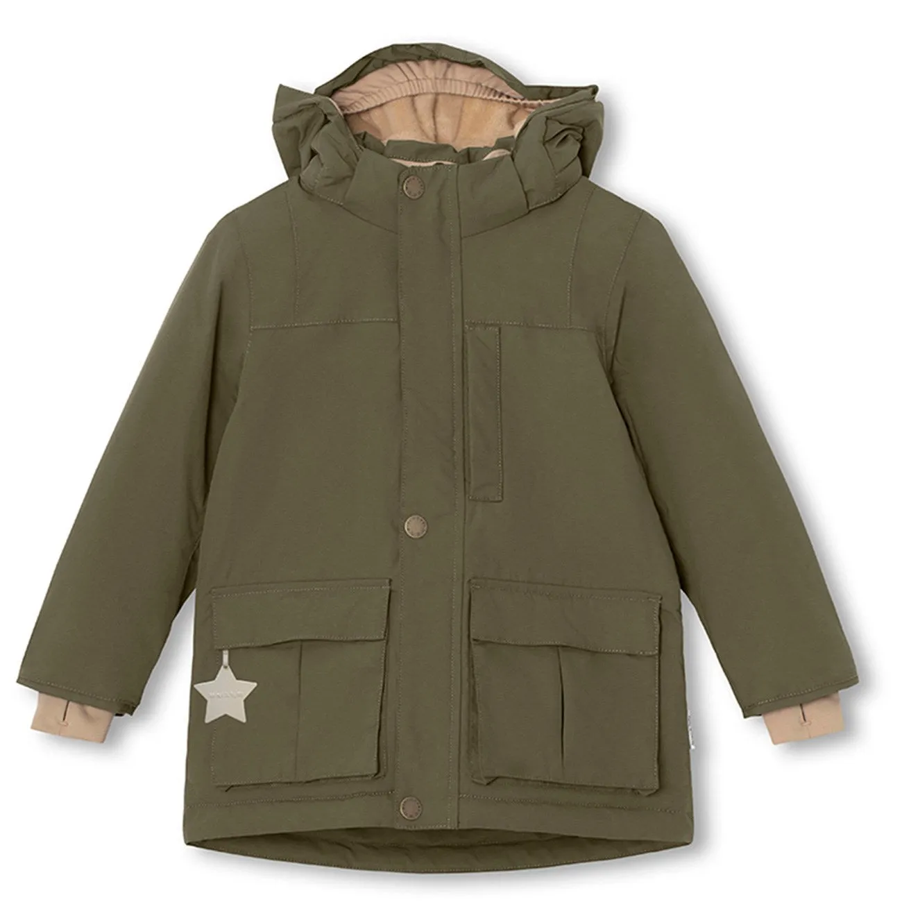Project Noise Free Fabric Mini A ture Olive night Kastorio Fleece Winter Jacket